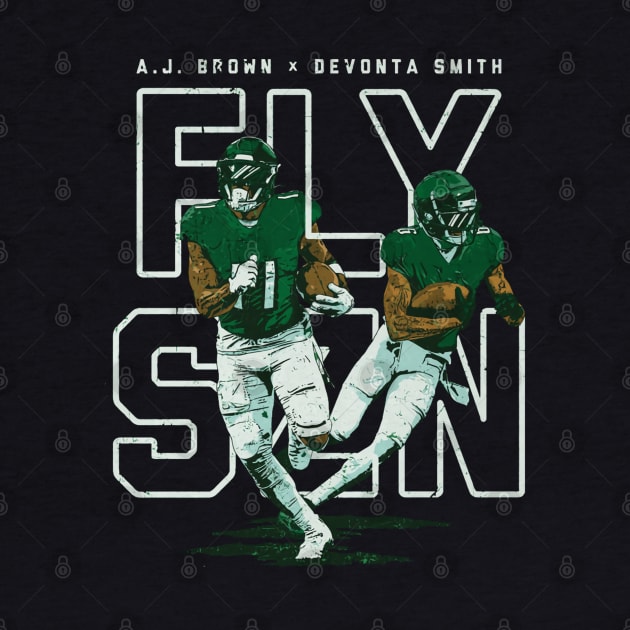 A.J. Brown & DeVonta Smith Philadelphia Fly SZN by Chunta_Design